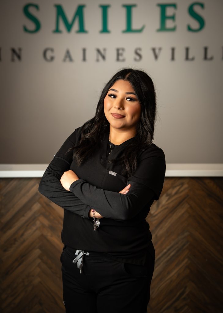 Miranda was born and raised in Gainesville, Texas, and is proud to serve the community she calls home. She graduated with her Associate of Science in Health Science in May 2026 and plans to continue her education by pursuing a career in dental hygiene. Miranda has worked as a dental assistant for over three years and enjoys helping patients feel comfortable and confident during their dental visits. Her passion for dentistry began unexpectedly when she had the opportunity to become an X-ray technician, and she quickly discovered how much she loved working chairside and caring for patients. When she is not in the office, Miranda enjoys baking, cooking, and spending time with her boyfriend and family. She looks forward to continuing her growth in the dental field and helping patients achieve healthy smiles.