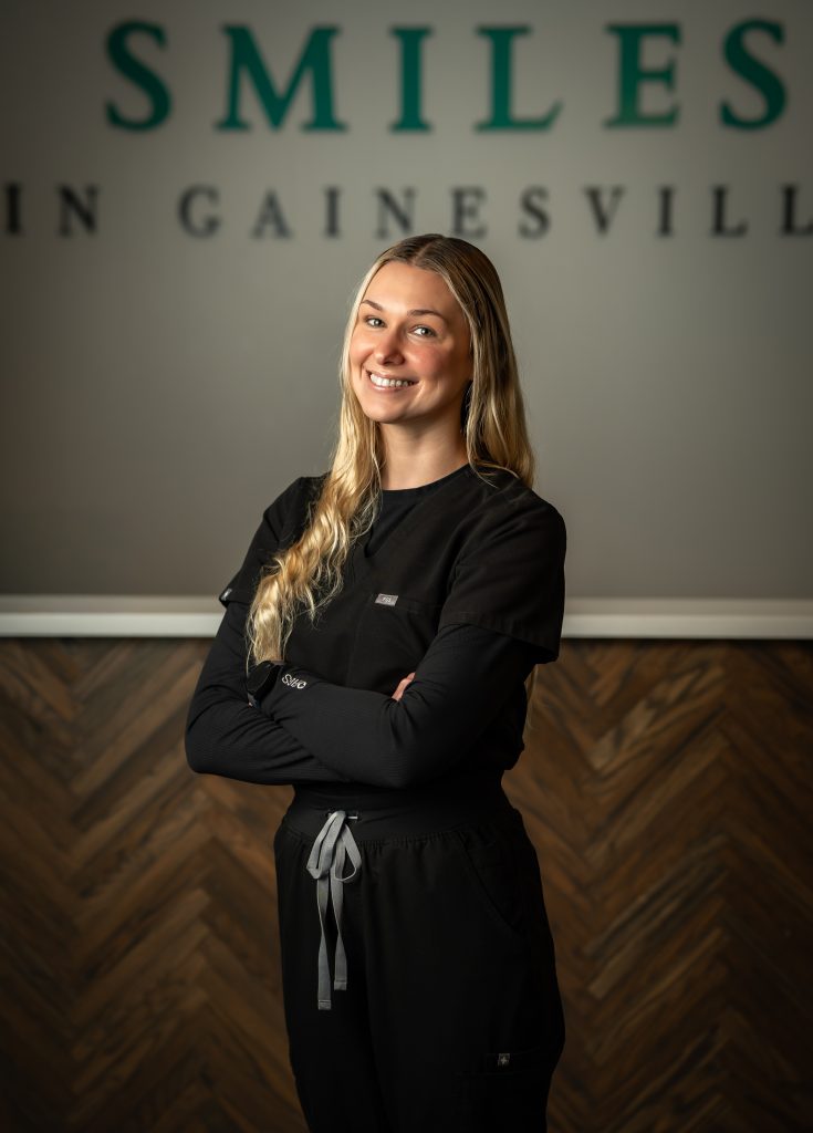 Shelby became a Registered Dental Assistant in 2022 and joined our team in 2025. She is passionate about helping others and giving back to her community. Shelby enjoys helping patients achieve healthy, confident smiles while ensuring they feel comfortable, cared for, and at ease throughout every visit. Her warm, friendly personality helps create a positive experience for patients of all ages. Outside of the office, Shelby enjoys spending time with her family and friends, as well as participating in a variety of outdoor activities.